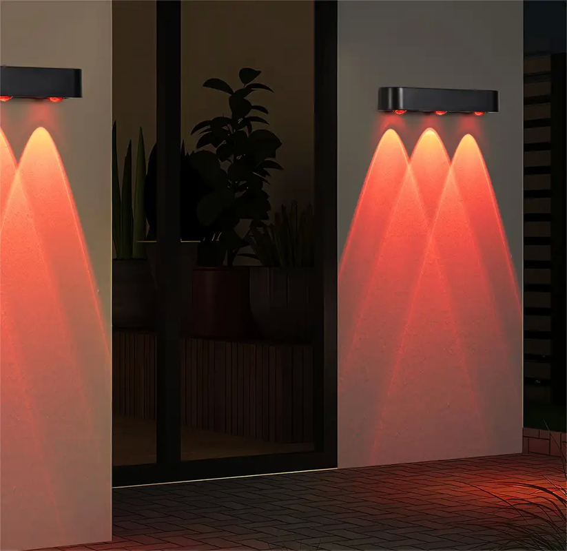 Energy-Saving 3-LED Wall Mounted Solar Light with 205*50*38mm Size
