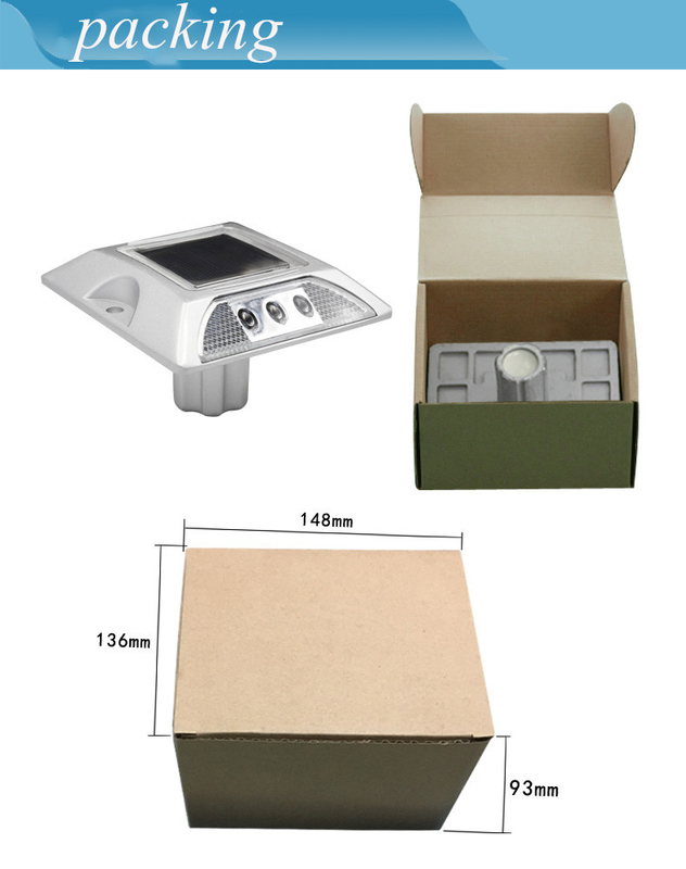 White/ Yellow/ Red/ Bule/ Green Solar Powered Road Markers for Extreme Temperatures