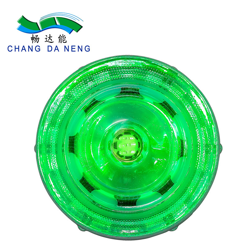 360 Degree Tempered Glass Solar Powered LED Road Stud Roadway Warning Pavement Road Stud
