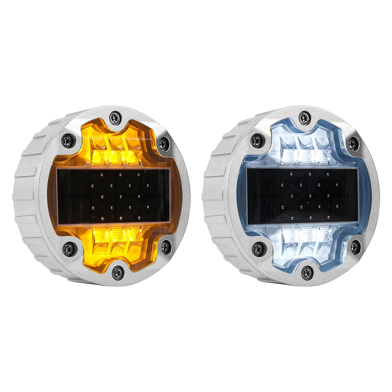 LED Solar Powered Road Reflectors with 800m Visual Distance and 20 Ton Load Capacity
