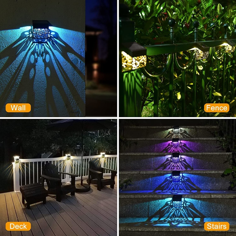 165g Waterproof Solar Deck Lights Screw Mount Solar Dock Light For Outdoor Illumination