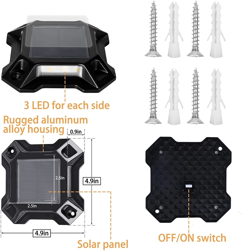 Bule/Cold White Solar Led Light Powered by 1.2V/600MAH Ni-Mh Battery