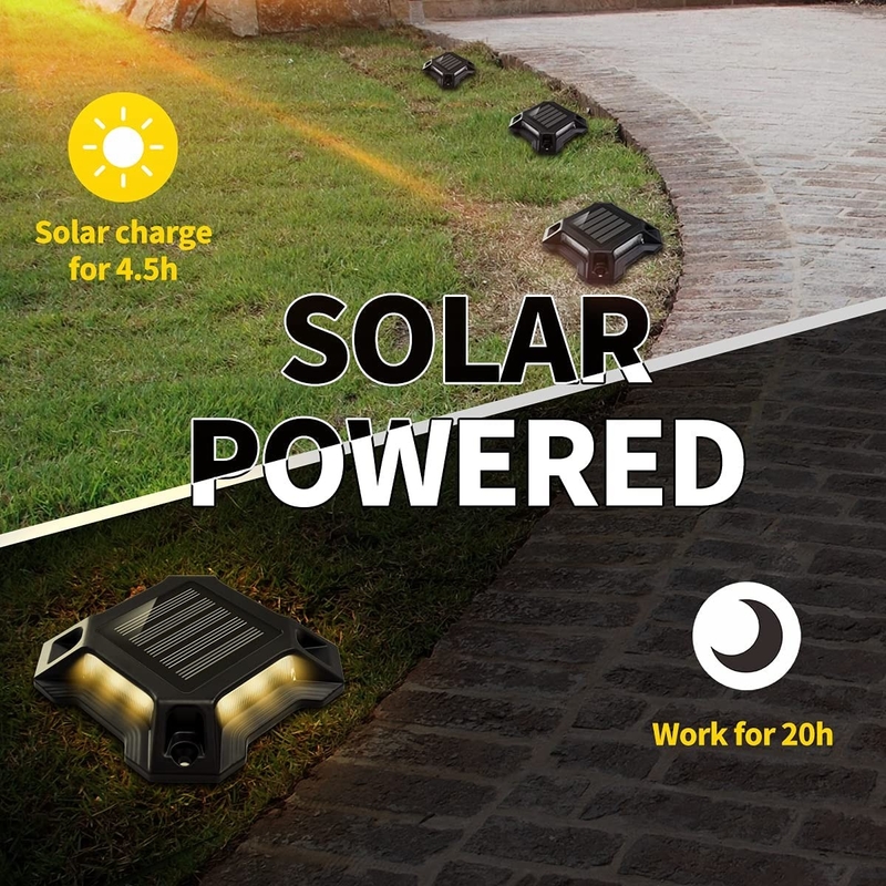 Bule/Cold White Solar Led Light Powered by 1.2V/600MAH Ni-Mh Battery