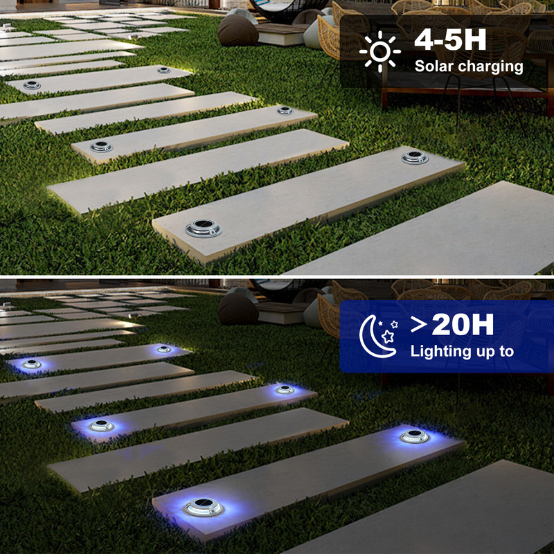 Bule Or Cold White 3T Bearing 2V Voltage Solar Led Light / Solar Dock Light For Dock Decoration