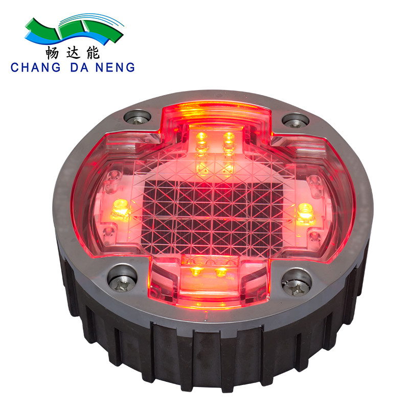 Aluminum Alloy Solar Road Studs with LED Light Rechargeable Battery 1.2V/600mAh MSDS