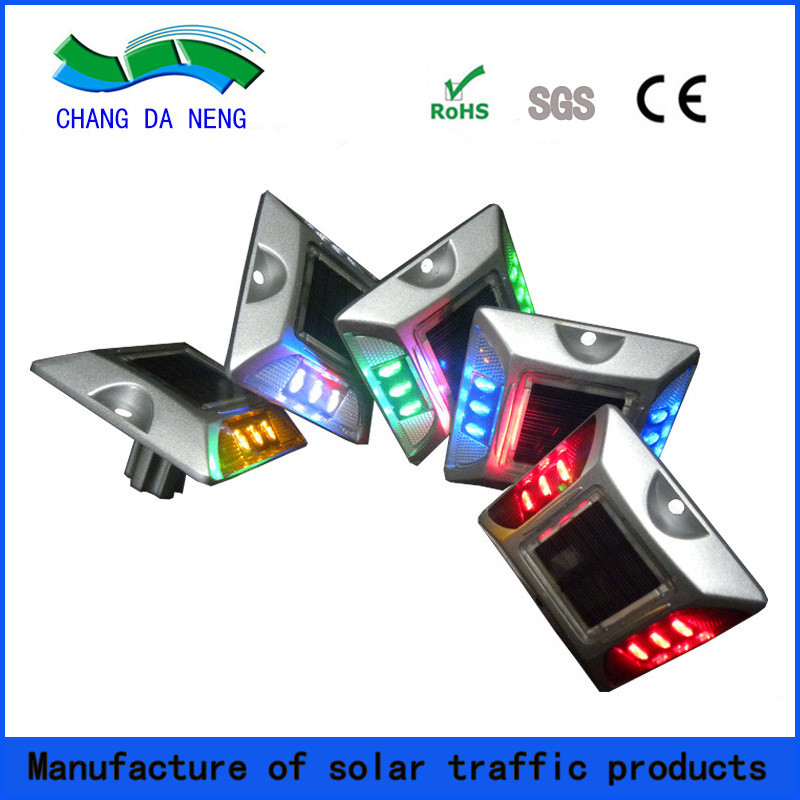 Highway-Ready Solar LED Road Studs Heavy Aluminum Alloy Construction for All Seasons