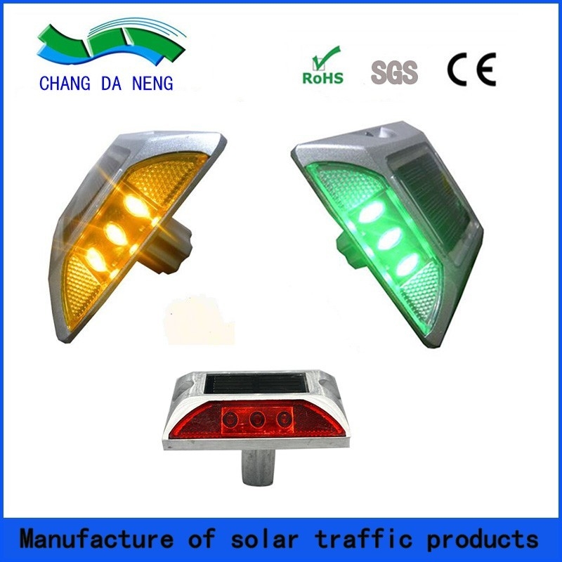 Highway-Ready Solar LED Road Studs Heavy Aluminum Alloy Construction for All Seasons
