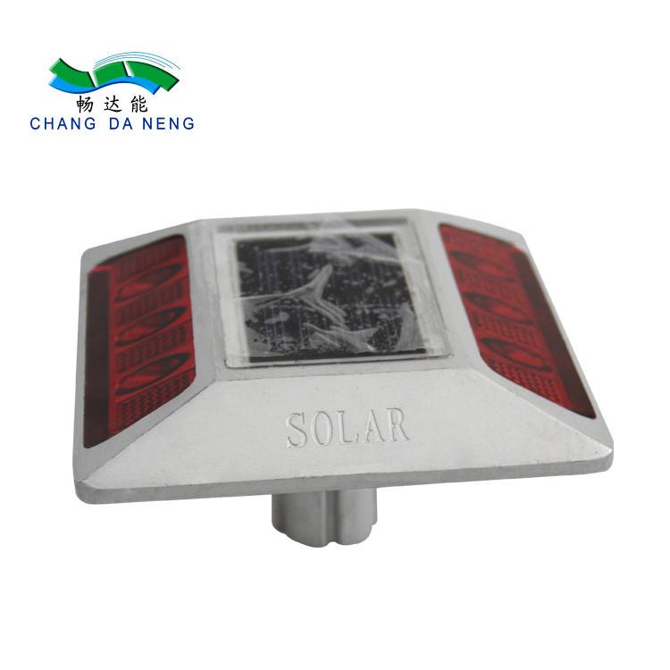 Solar Road Markers with Aluminum Alloy and PC Materials for Safety Warning