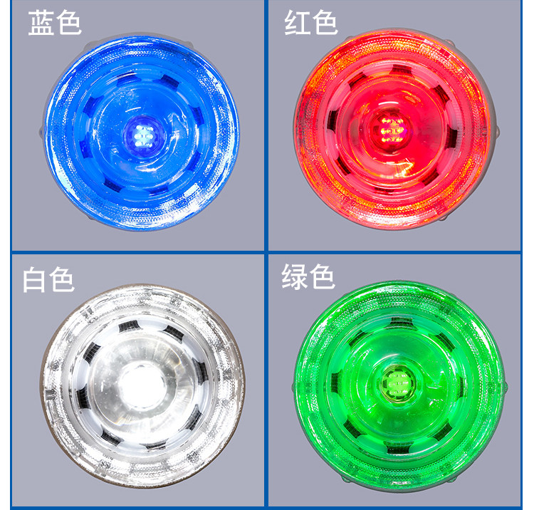 360 Degree Tempered Glass Road Studs Solar Powered Led Road Stud Roadway Warning Pavement Road Stud