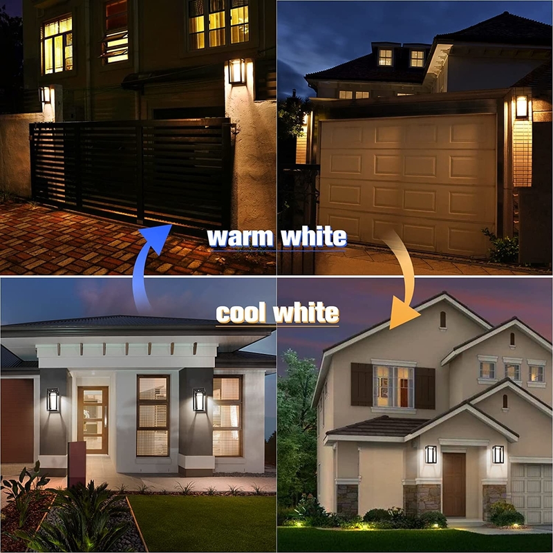 Outdoor Solar Wall Lamp for Garden Solar Outdoor Wall Lights for House,Garage, Front, Porch