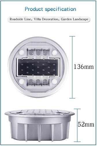 Eco Friendly Aluminum Solar Road Reflectors Embedded LED Solar Power Ground Road Reflector