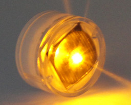 Aluminum Underground Solar Road Studs Round Embedded LED Beacon Light Road Markers