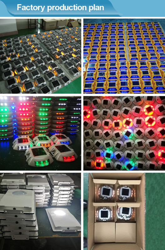 Horseshoe Aluminium Cast Shell Solar Road Stud Lights Marker High Shock Resistance LED Road Studs