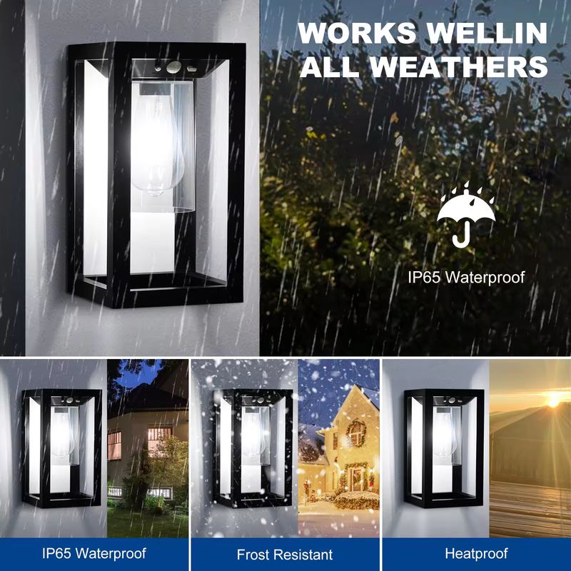 Modern Outdoor Lighting IP65 Waterproof 5CCT Tunable Wall Sconce Dimmable Led Wall Lamp For Garden