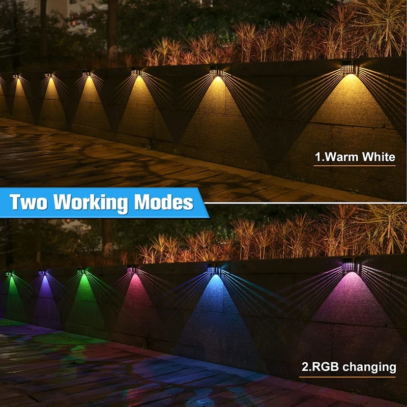 Solar Light Solar Garden Light Projection RGB Pattern Light Waterproof Decorate Garden Backyard Front yard