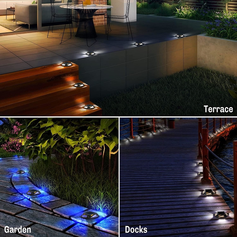 IP67 Waterproof Rating 2V Solar Dock Light With 20 Lumens And Solar Power Source