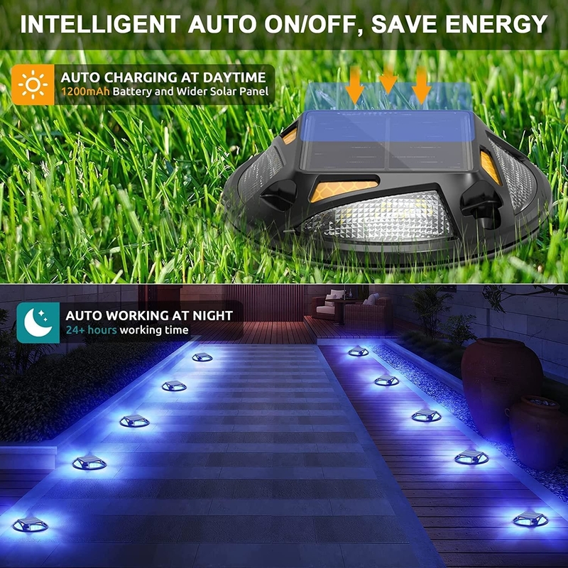IP67 Waterproof Rating 2V Solar Dock Light With 20 Lumens And Solar Power Source