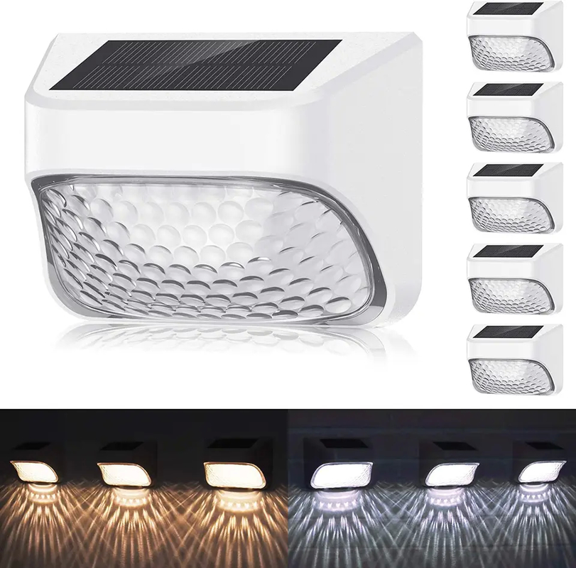 Wall Mounted Solar Powered Deck Light with 20 Hours Working Time and 600mAh Battery