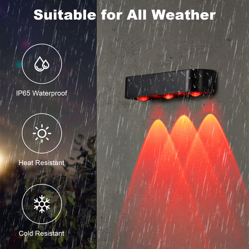CDN-KF04E Solar-Powered RGB LED Light Versatile and Energy-Saving Outdoor Illumination with Lifespan ≥50000h