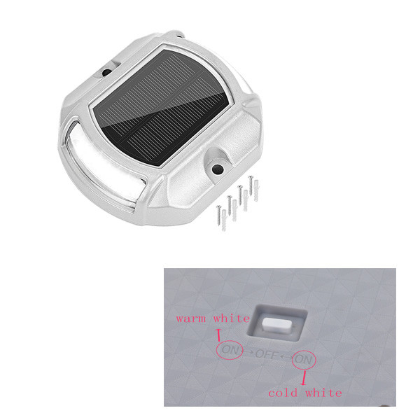 246g IP67 Solar Deck Light with Easy Screw Installation and Battery 1.2V/600MAH Ni-Mh Battery