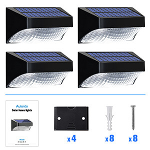 Lumen Solar Powered Outdoor Garden Lights with Multiple Light Modes and Upgraded Weight