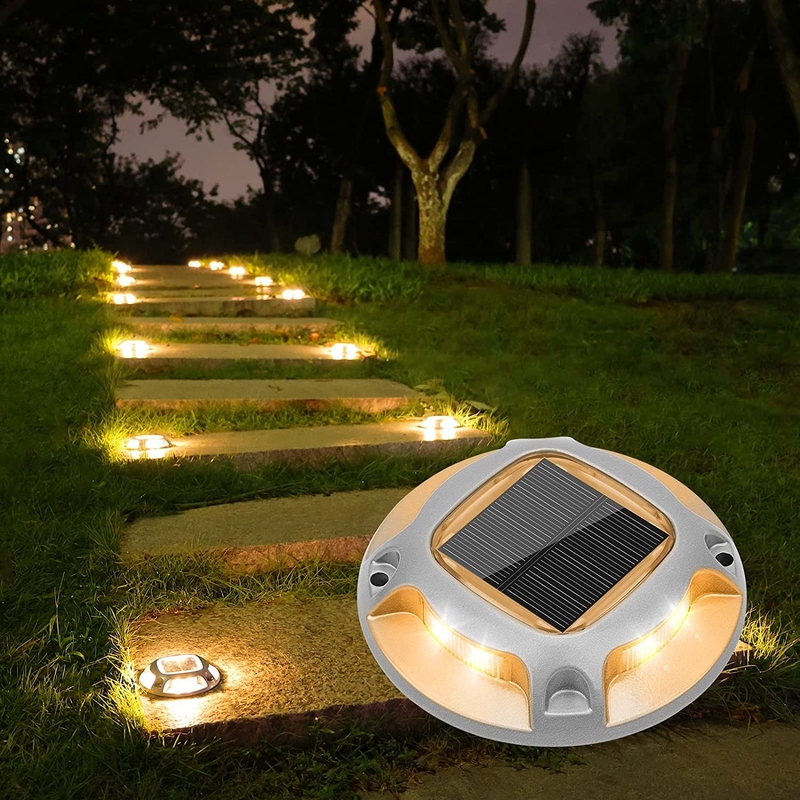 Aluminum Alloy PC Housing 2V Solar Road Studs for Long Lifespan and Extended Working Time