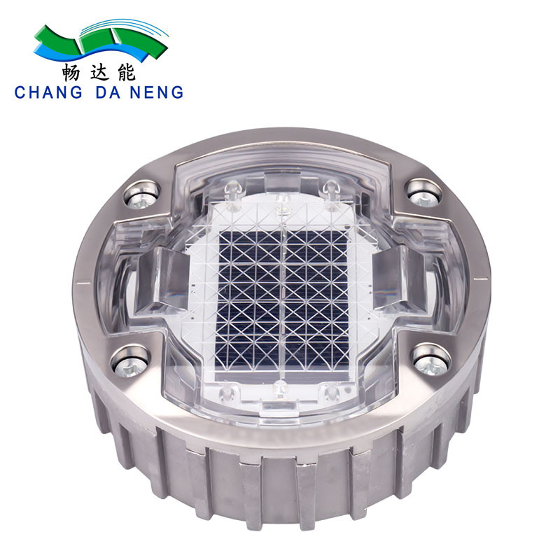 800 Meters Solar Metal Prong Cat Eye Road Studs with 2 Led Qty on Each Side