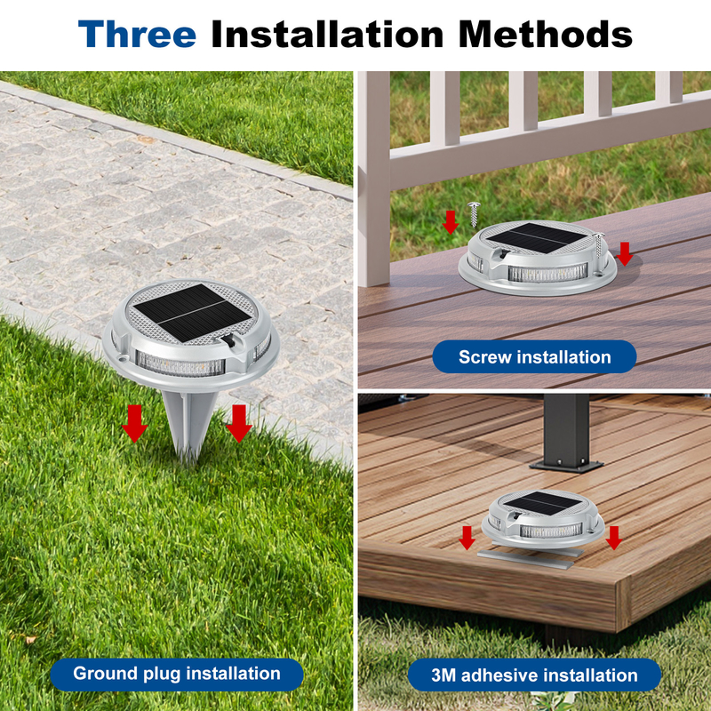 2V Waterproof Solar Dock Light  Solar Led Light With 20 Lumens LED Light Source