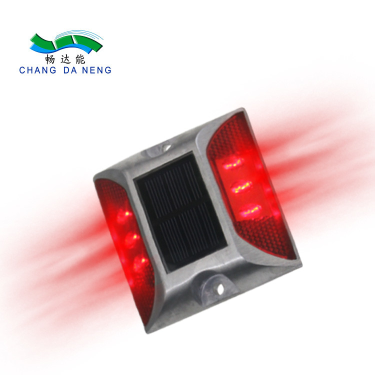 Road Construction Solar Road Studs with Working Time ≥100h and IP68 Waterproof Level in White/ Yellow/ Red/ BULE/ GREEN