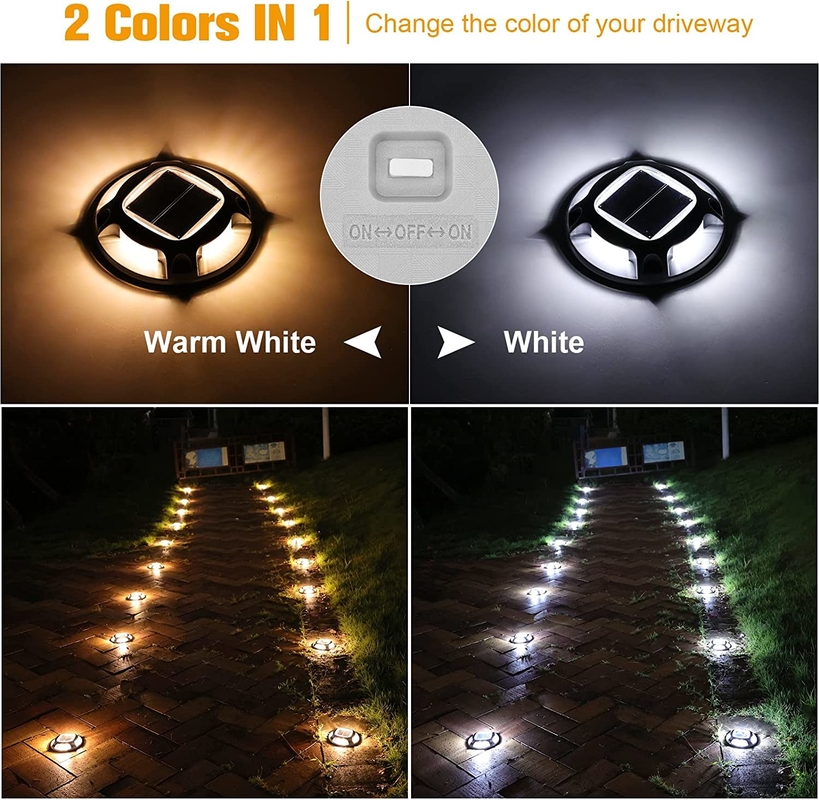 IP67 Waterproof Solar Dock Light with Battery 1.2V/600MAH Ni-Mh Battery -20C- 60C for Dock Safety and Illumination