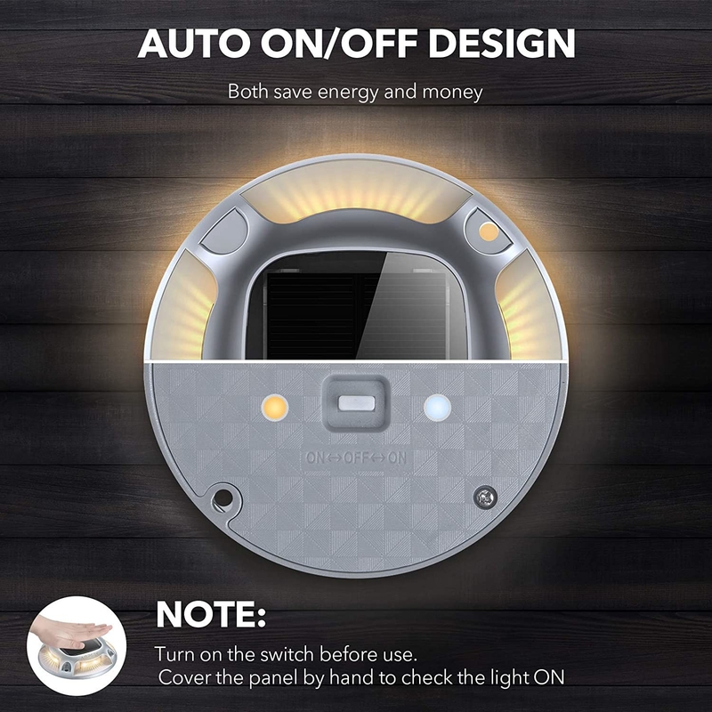 ≥100h Working Time Solar Roadside Markers with Aluminum Alloy PC Construction