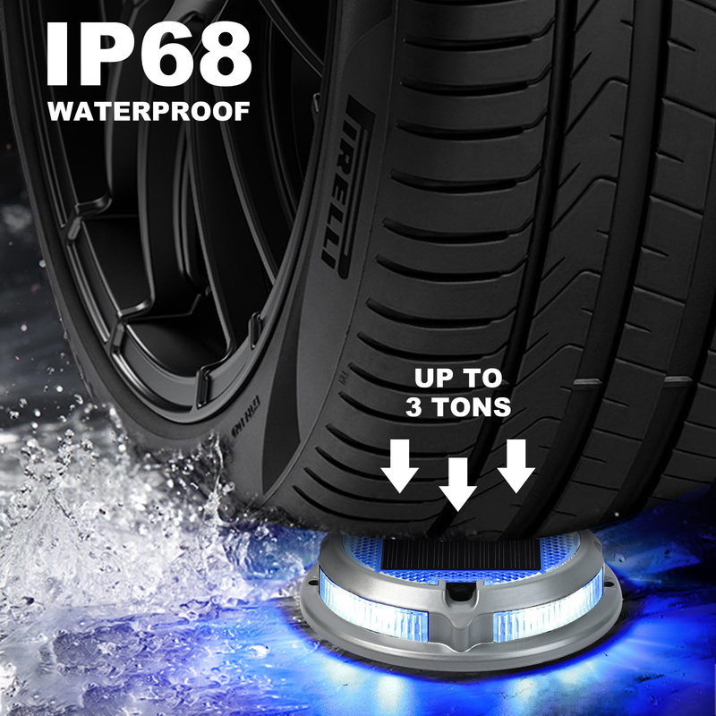 IP68 Waterproof Solar Powered Road Markers for Safety with Aluminum Alloy PC Material and Environmentally Friendly Design