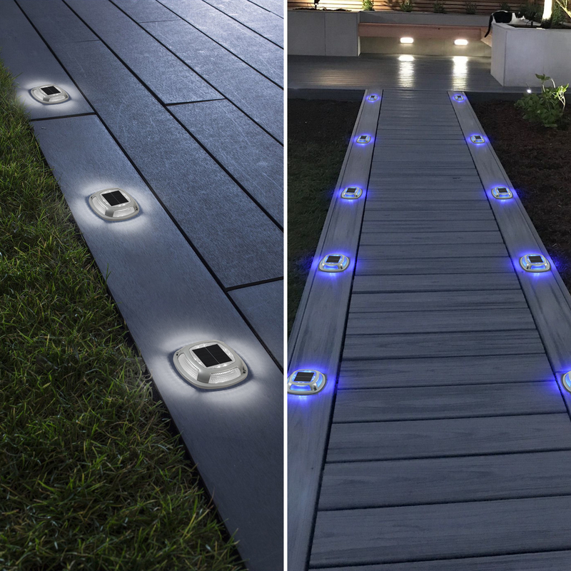 Waterproof Solar LED Garden Dock Light Made of Aluminum Material with 1.2V/600mah Battery and 2V/140ma Solar Panel