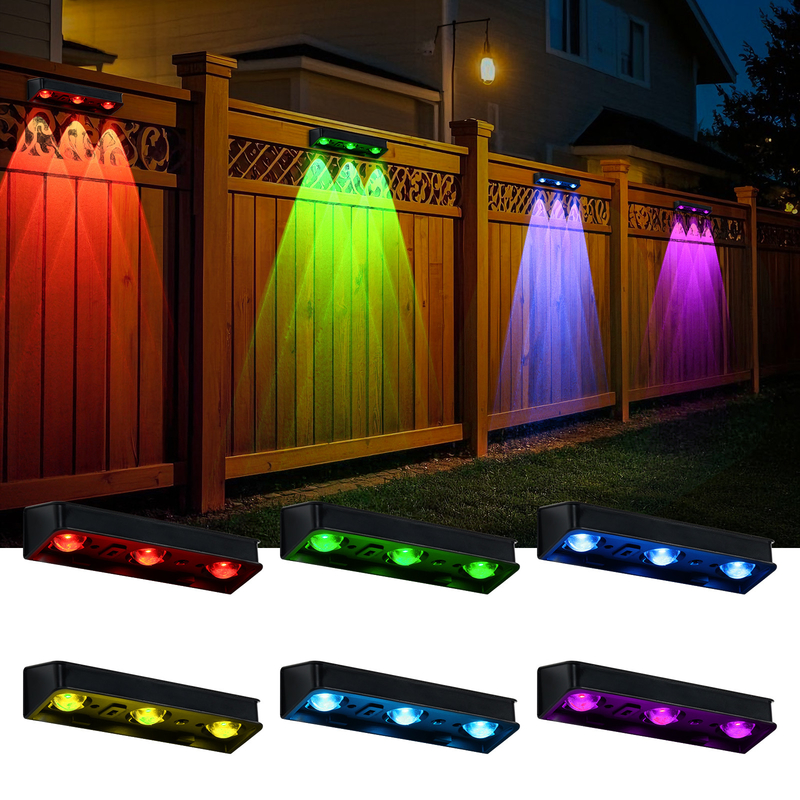 IP65 Waterproof Solar LED Wall Lamp for Hotel Polysilicon Solar Panel White Light Warm Light Up and Down Light Source
