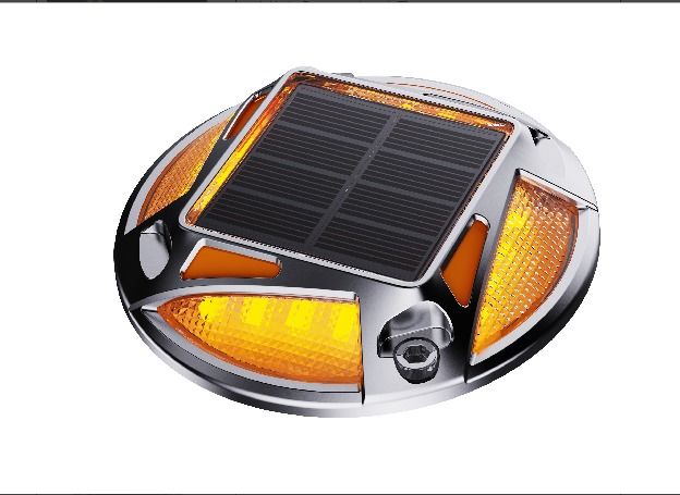 Solar Road Stud with 12 pcs LED Aging Resistance Auxiliary Lighting for Traffic Roadway Safety