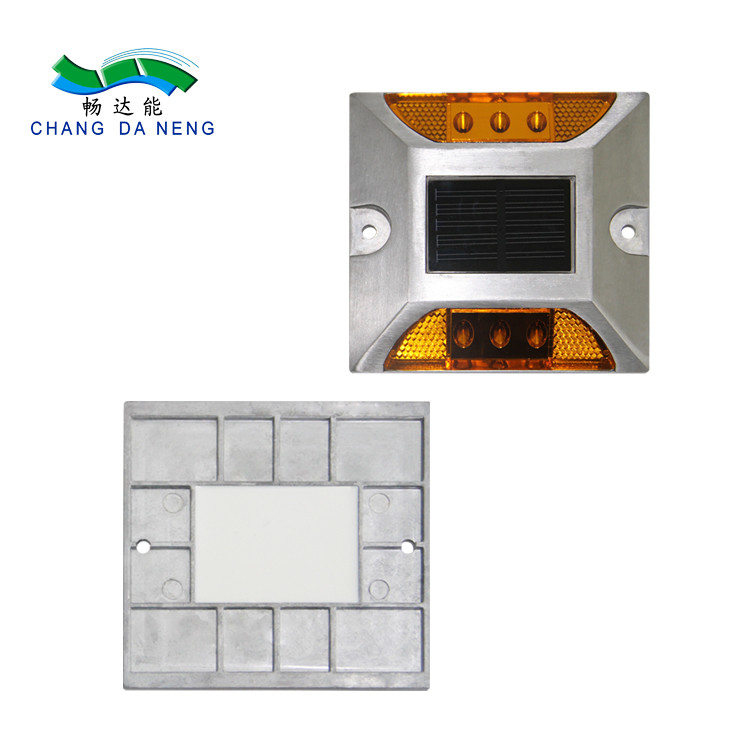 Blinking solar road studs led light driveway solar raised pavement marker warning road