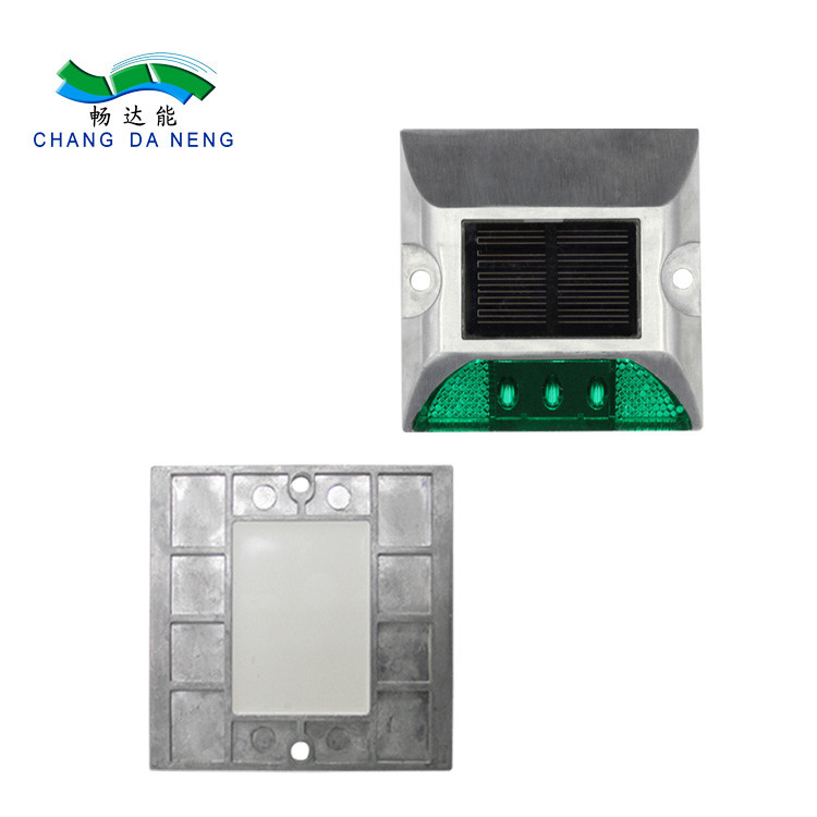 Aluminum high visibility directional LED Solar road studs one side led solar cat eye
