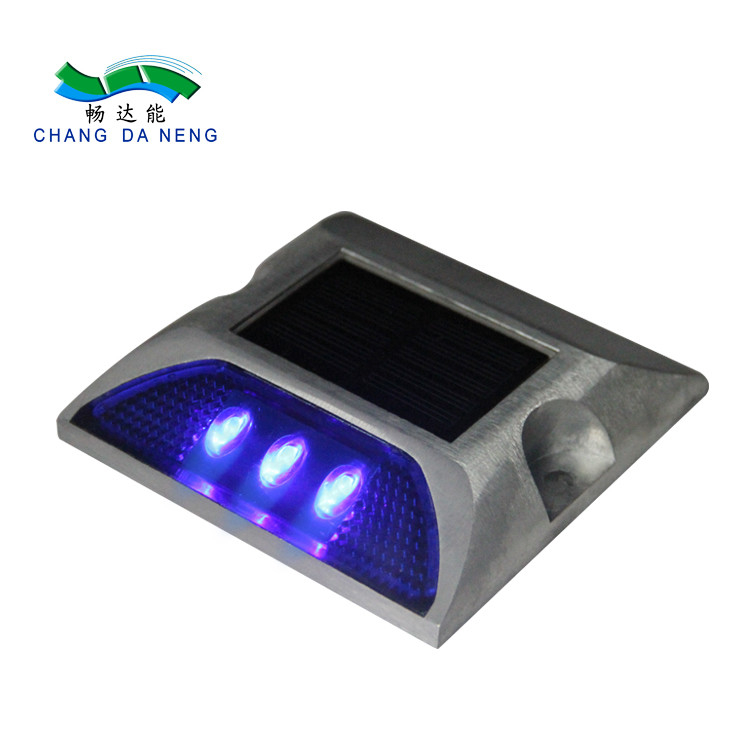 3leds Die Casting Aluminum Solar Road Studs IP68 Waterproof Solar Driveway Road Marker With Constant or Flashing