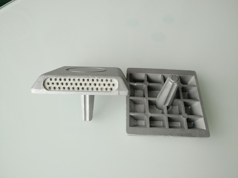 0.2W/P Solar Panel Aluminum Alloy Road Stud With Nail On Road Flashing Waring
