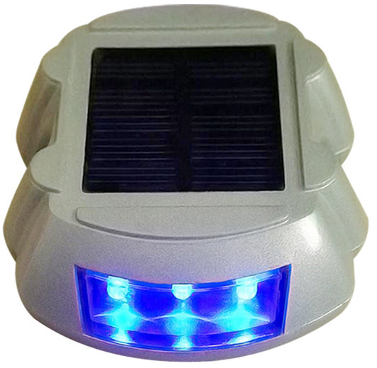 Aluminum Solar LED Dock Light Outdoor IP67 Road Stud 150MA LED Solar Dock Light