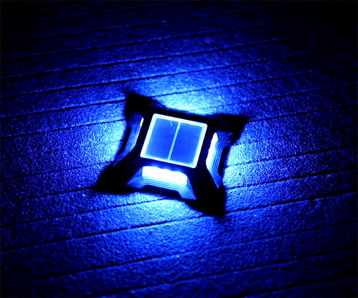 Waterproof RGB Solar Deck Led Lights ABS Powered Outdoor