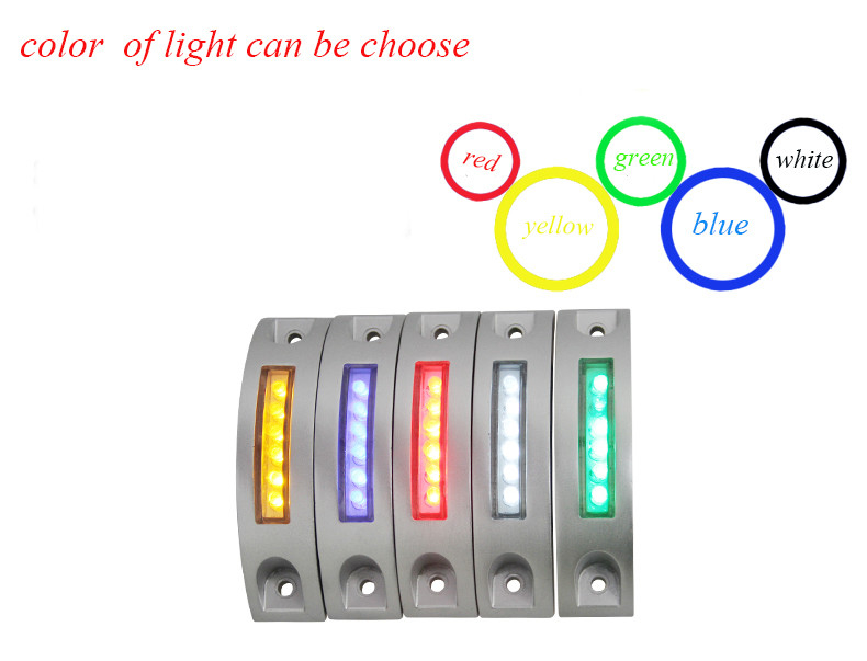 IP67 1.2V Solar Cell Road Studs Led Light  Aluminum For Outdoor