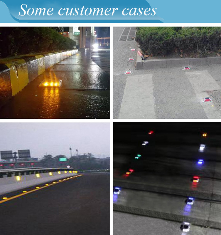 IP67 1.2V Solar Cell Road Studs Led Light  Aluminum For Outdoor