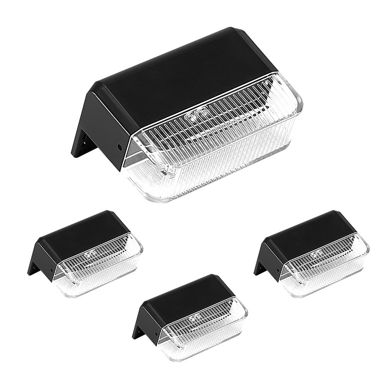 IP65 Waterproof Solar Landscape Fence Led Lights Constantly Bright Color Charging