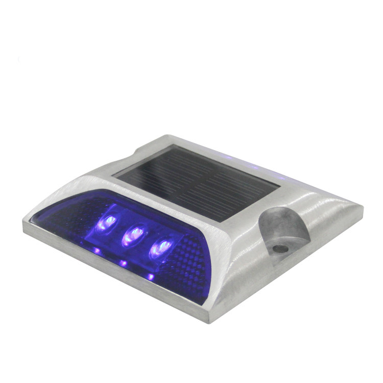 RGB Constantly Bright Solar Road Stud Lights IP67 Waterproof Powered For Outdoor