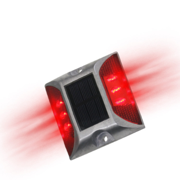 RGB Constantly Bright Solar Road Stud Lights IP67 Waterproof Powered For Outdoor