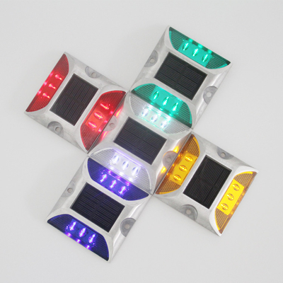 Aluminum Solar Pavement Light Traffic Warning Road Stud For Roadside