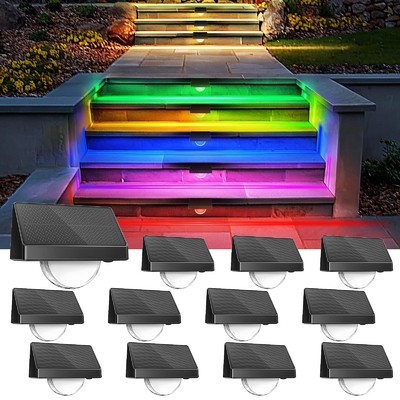 Solar LED Fence Light – Waterproof RGB Outdoor Lighting