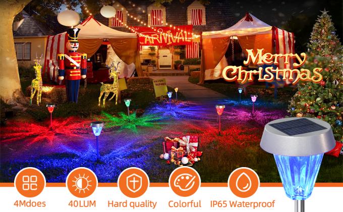 Waterproof IP65 Solar Powered Landscape Lights For Outdoor Garden Pathway 0