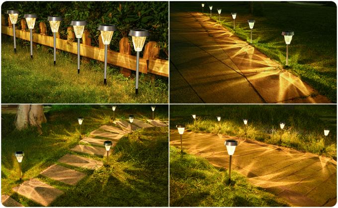 Waterproof IP65 Solar Powered Landscape Lights For Outdoor Garden Pathway 1